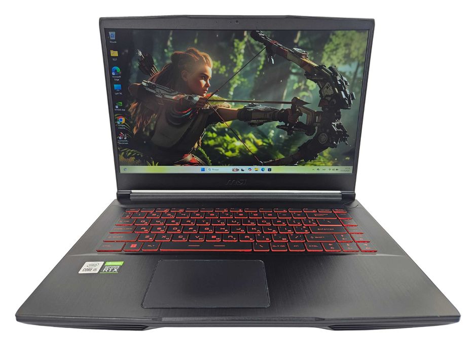 Ноутбук MSI GF65 Thin 10UE 144Гц|i5-10500H 6(12)|RTX 3060|16GB|512GB