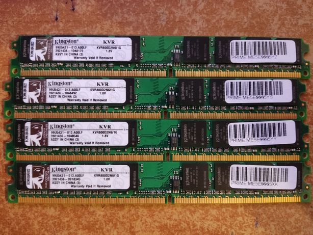 Оперативная память Kingston DDR2 1Gb, 4шт.