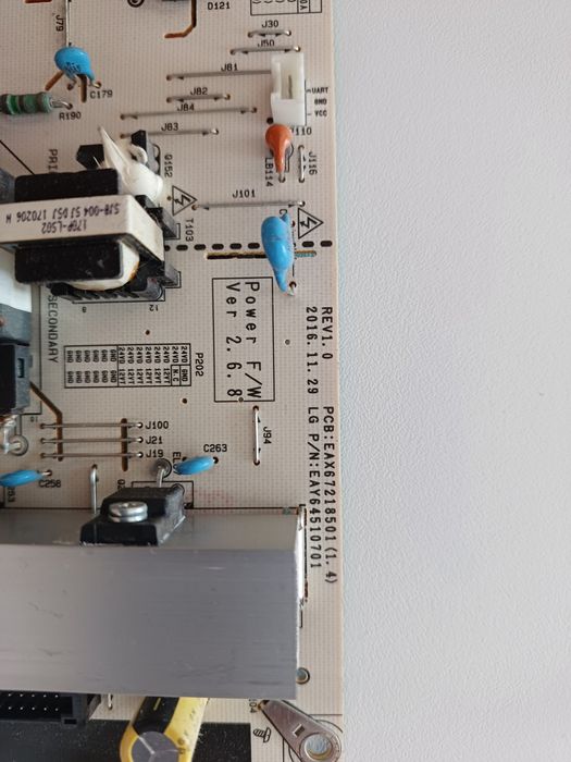 TV LG OLED - fonte de alimentação