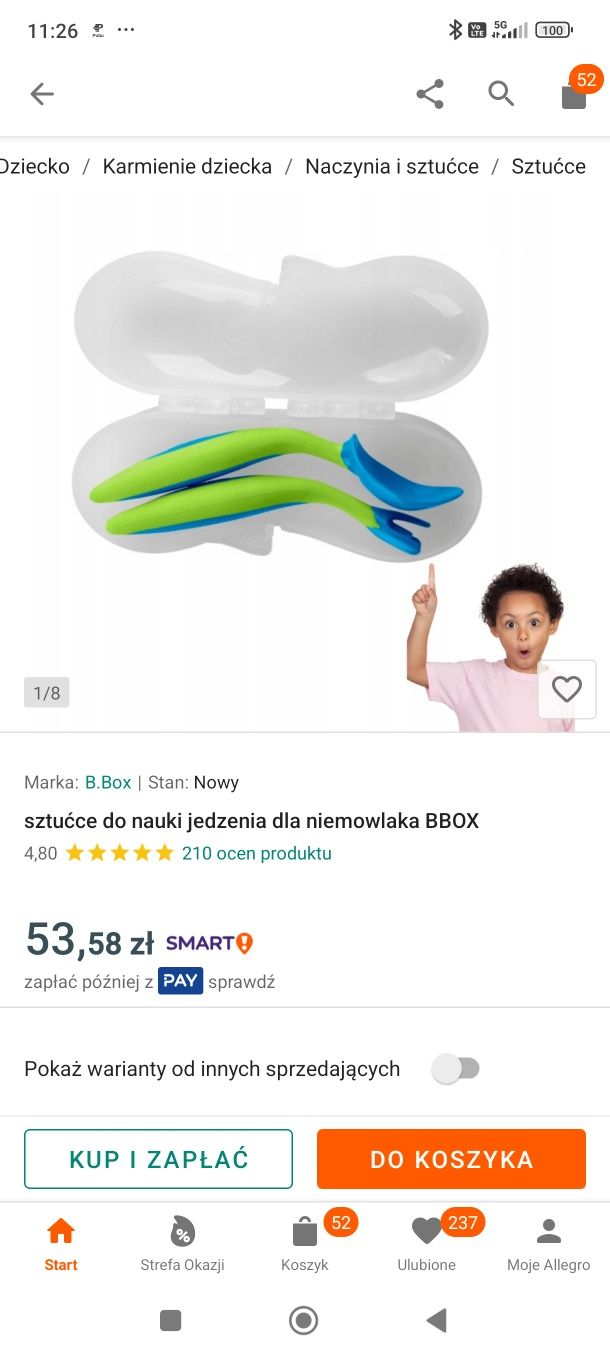 Sztućce b.box dla dzieci