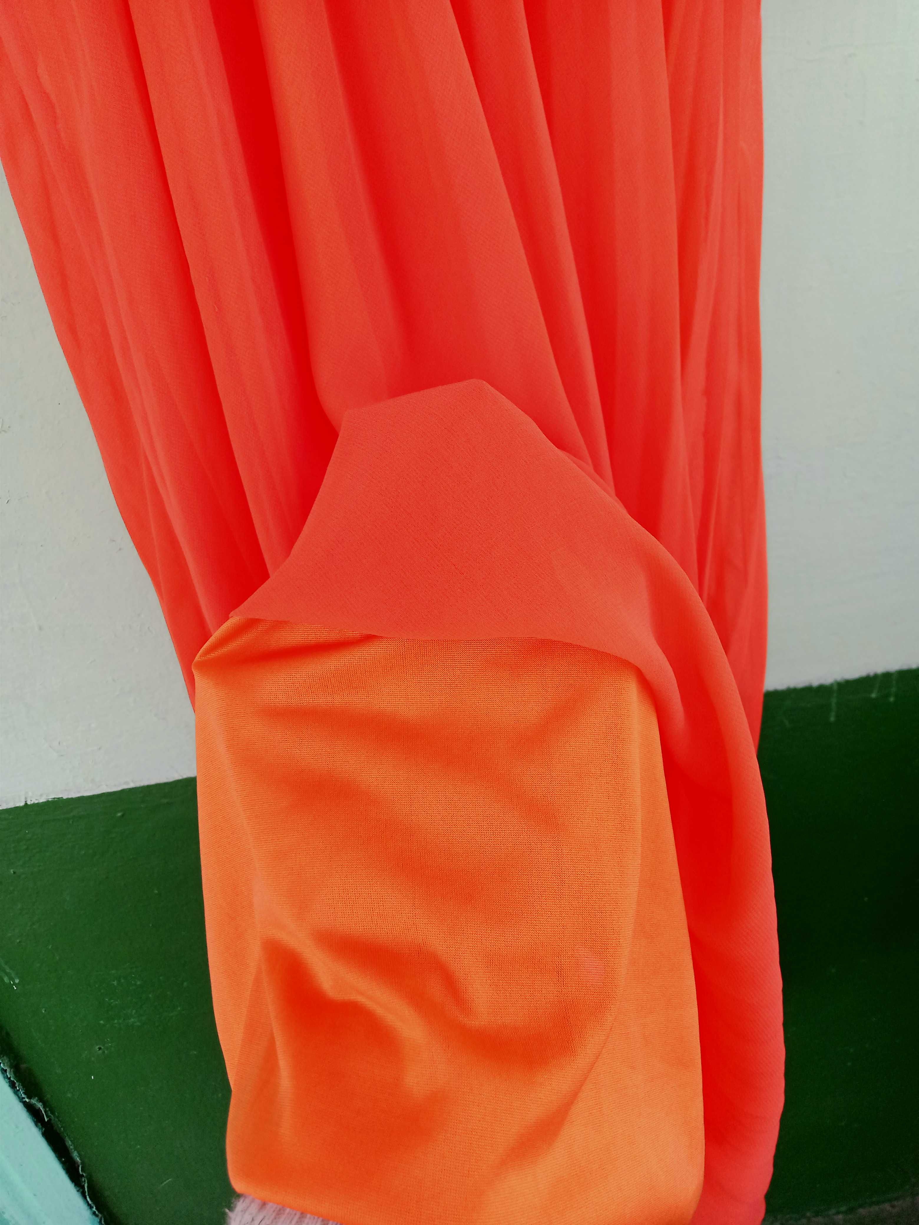 Сукня вечірня помаранчевого кольору