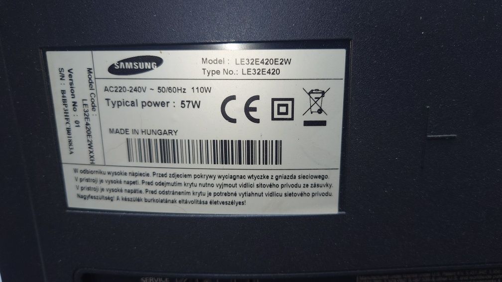 Telewizor Samsung 32 cale LE32E420E2W