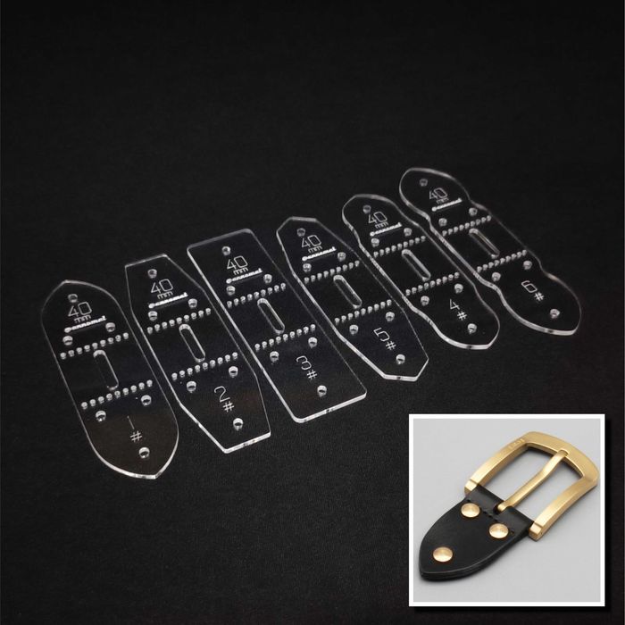 Лекало изготовления запряжника для ремня 40/38/35мм.