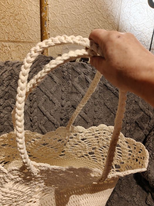 Torba  na ramię, nowa robiona szydełkiem,polecam serdecznie