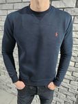 POLO RALPH LAUREN granatowa bluza z czerwonym logo r. S