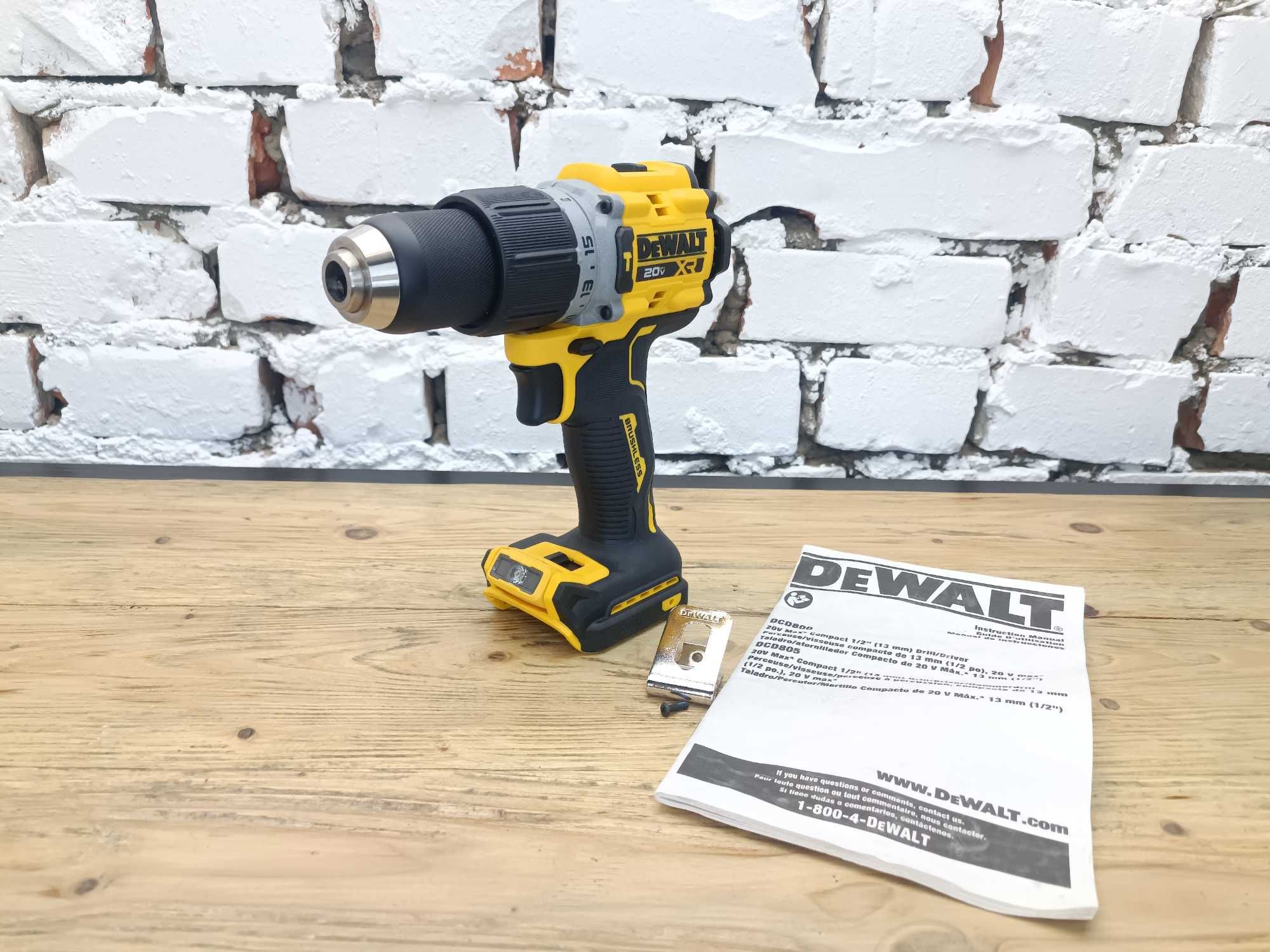 Дриль шуруповерт Dewalt 20v DCD805 MADE IN MEXICO Оригінал