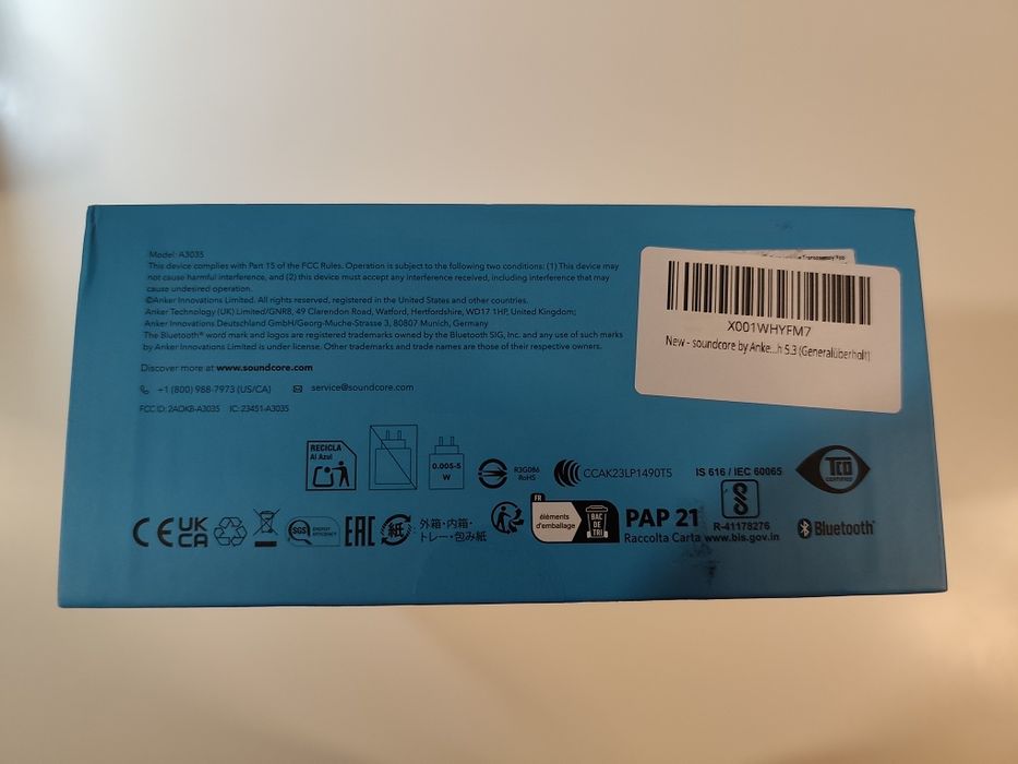 Słuchawki bezprzewodowe Soundcore Space One, nowe, kolor czarny