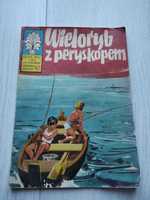 Komiks Kapitan Żbik Wieloryb z peryskopem wydanie II 1978 rok