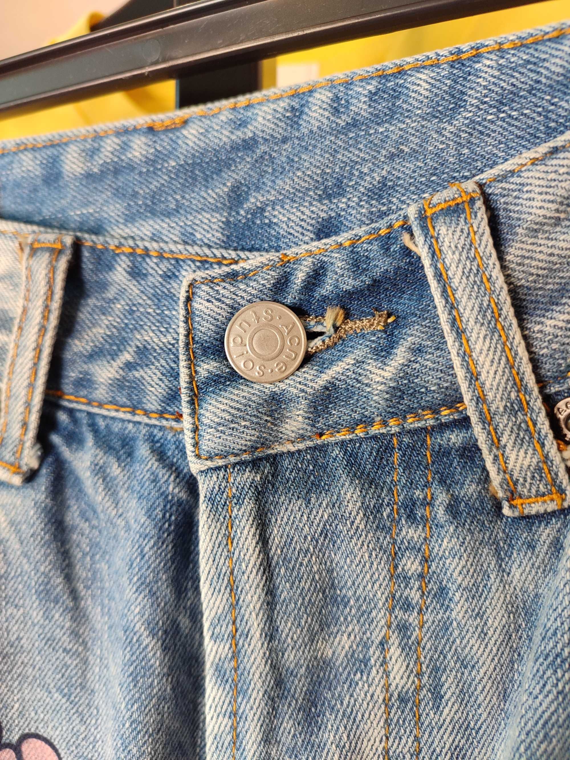 Джинси Acne Studios x Moomin Super Baggy Fit Jeans Blue