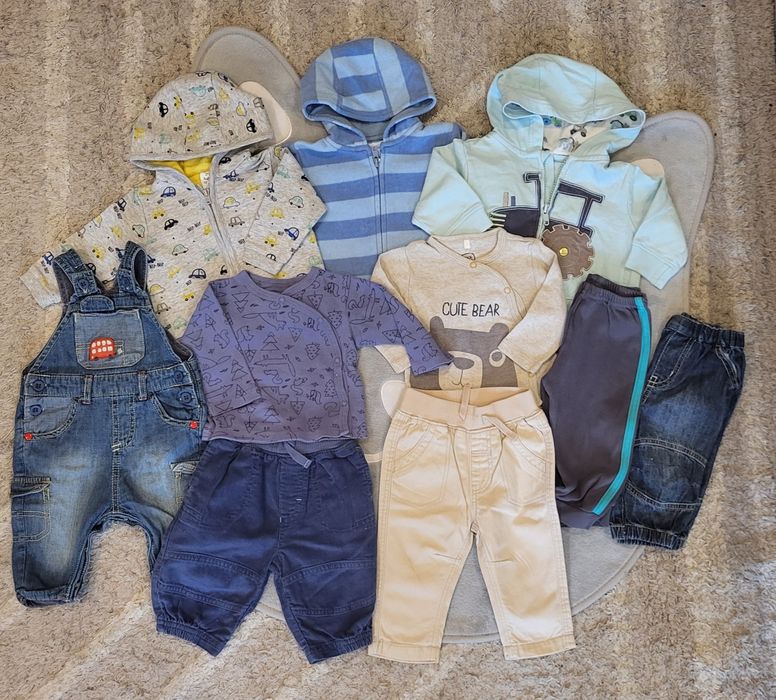 62 zestaw paczka dla chłopca c&a bluzy spodnie