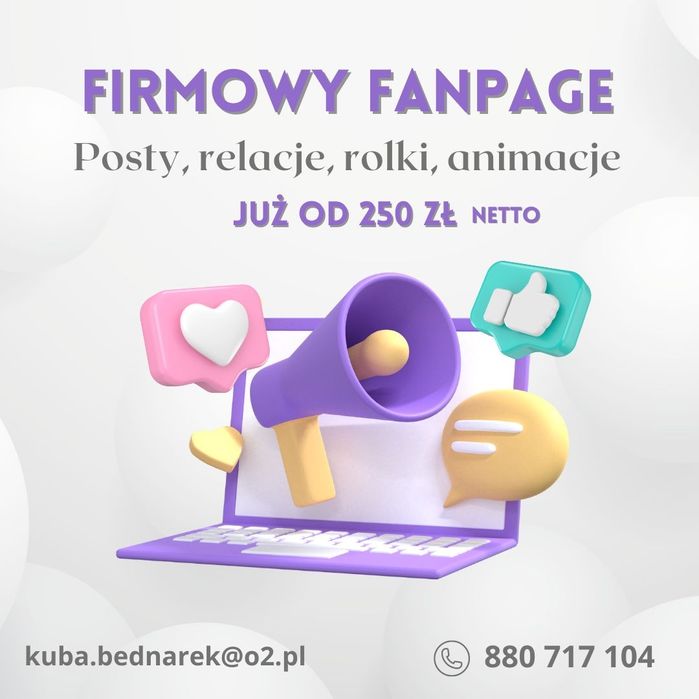 Skuteczna promocja Twojej Firmy. Prowadzenie stron Social media