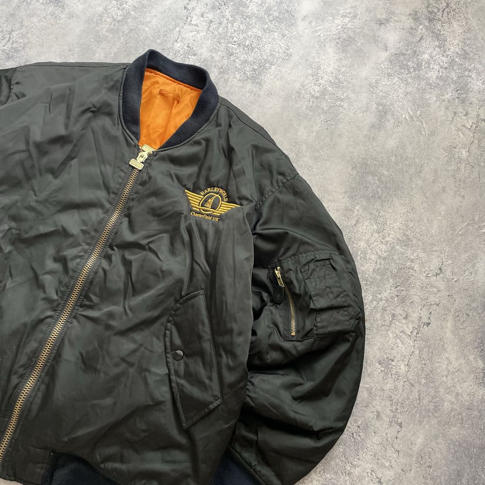 Дутий бомбер MA-1 nylon alpha industries type jacket