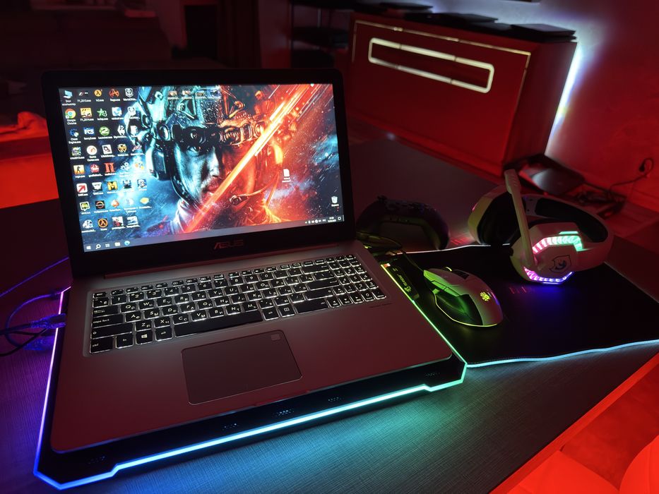 Игровой ноутбук Asus vivobook ігровий ноутбук + комплект девайсов