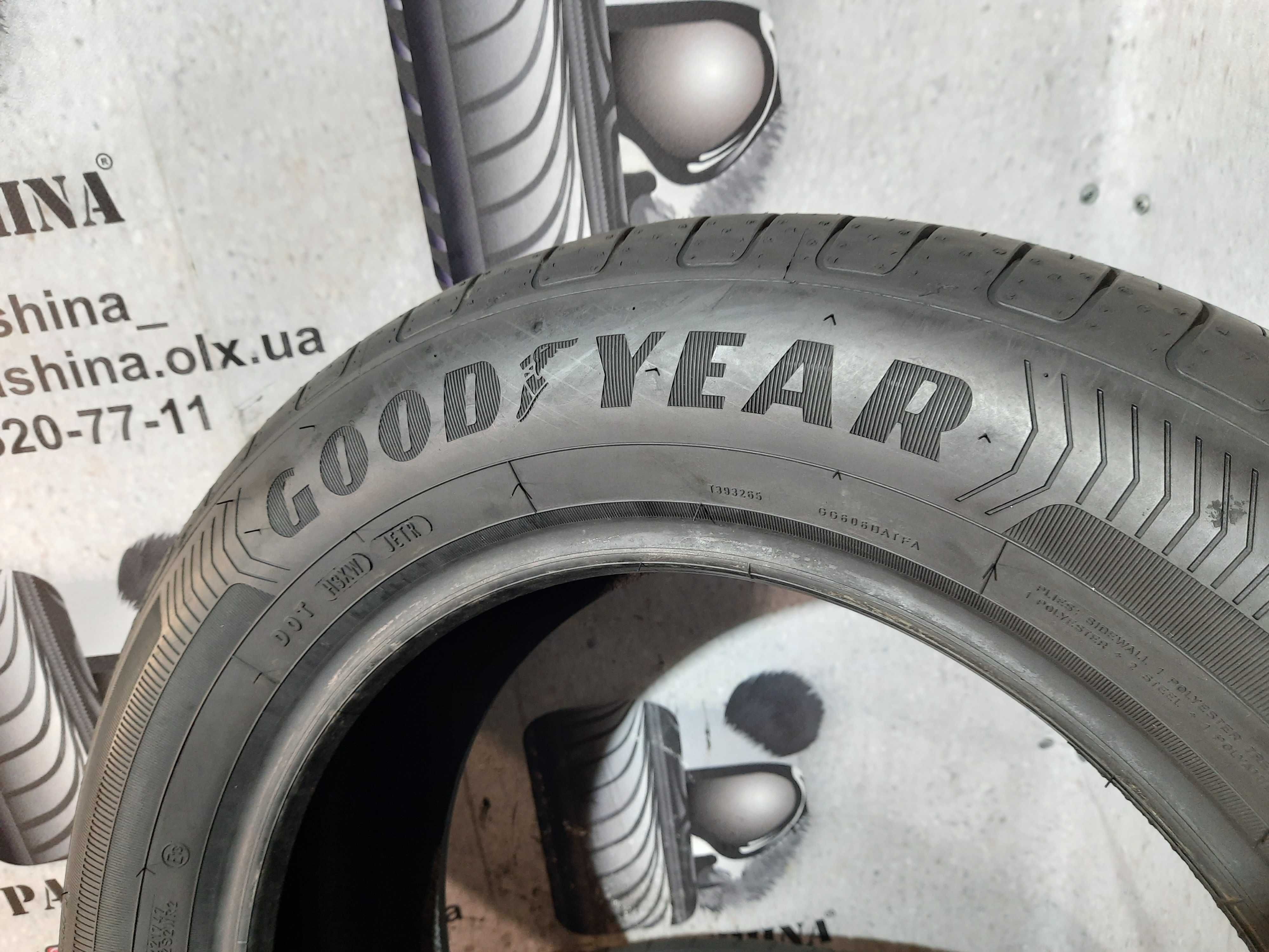 Шини 6,5мм 205/60 R16 GOODYEAR EfficientGrip Perfomance літо склад б/у
