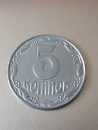Продам монети 5 копійок 1992 р