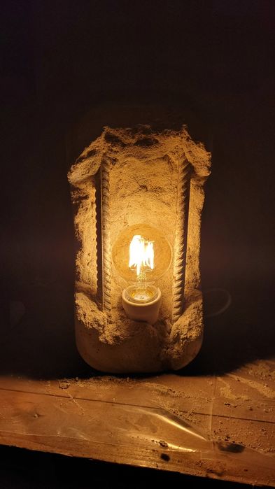 Lampka ozdobna betonowa