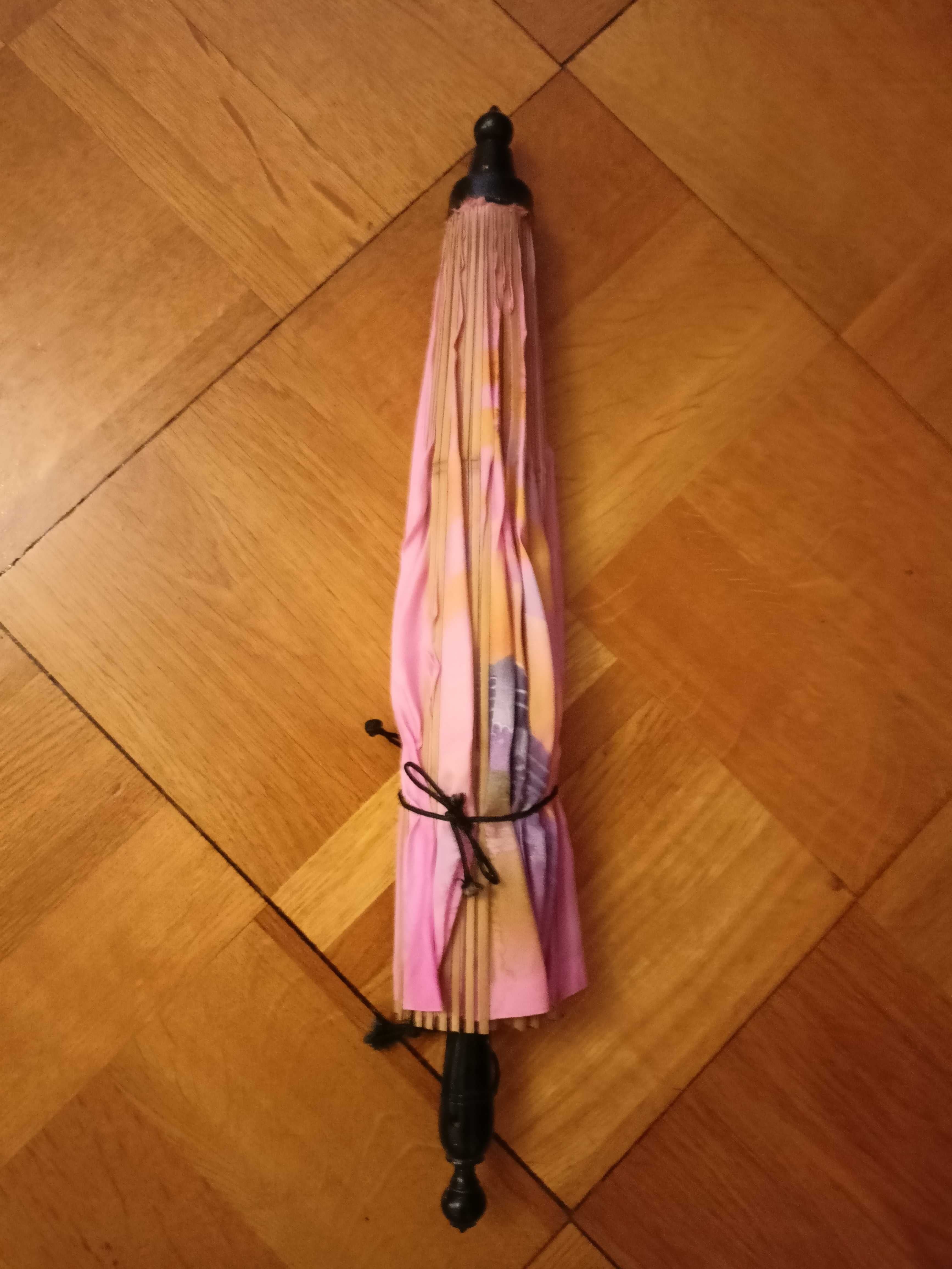 stary parasol na słońce ze sklepy Chinka prl vintage