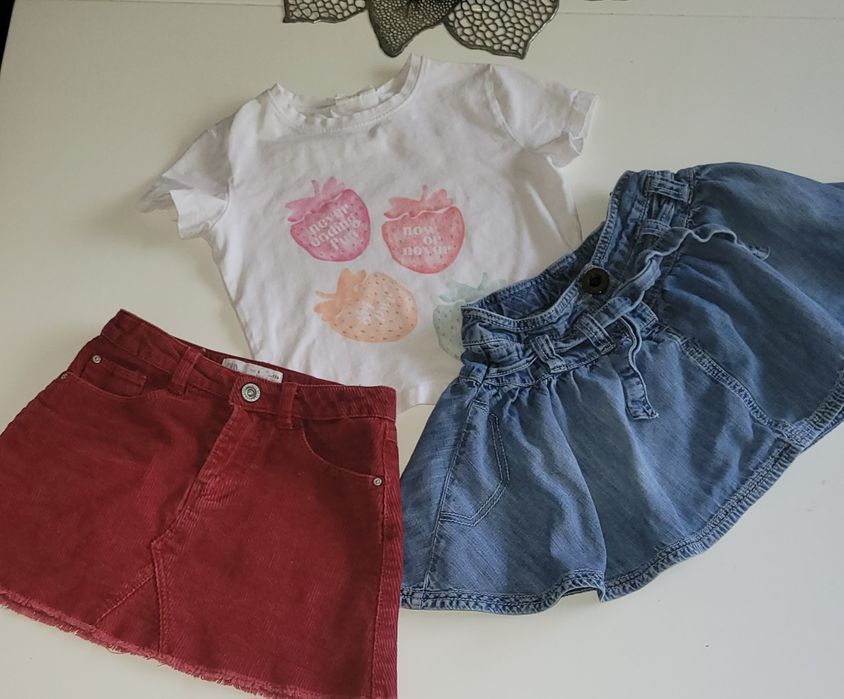 11 szt.roz.116 nowe tez kurtka kamizelka Zara Next H&M