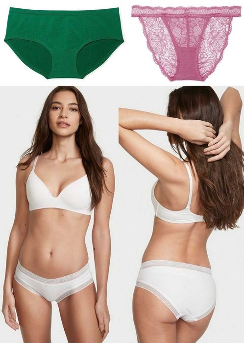 Трусики Victorias Secret Pink Вікторія Сікрет М + L