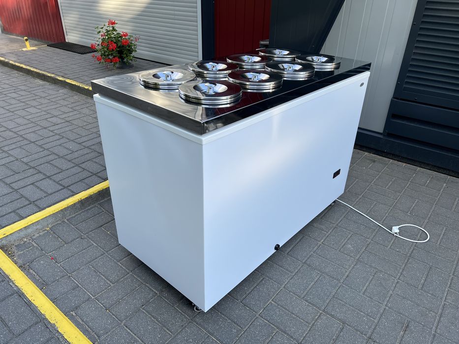 Konserwator witryna do lodów naturalnych Faktura VAT 14 kuwet 8+6