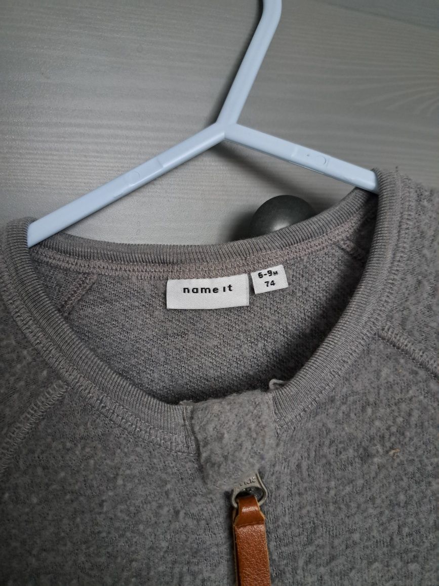 Kombinezon Name It wełniany merino 74 100% polar puchacz