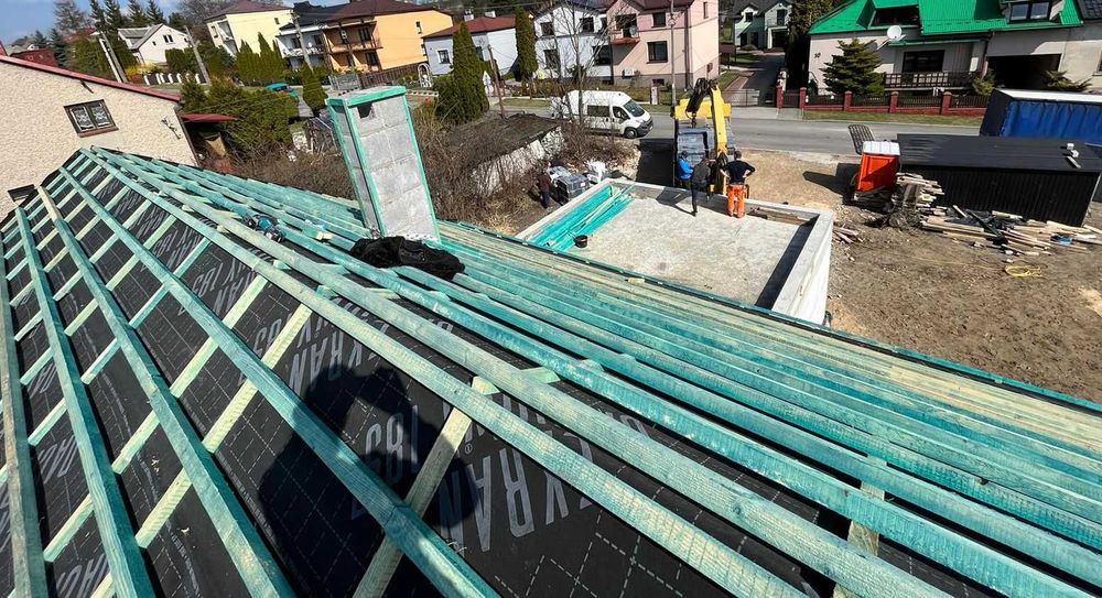 Więźba dachowa - impregnowana/strugana, łata, kontrłata, kantówka