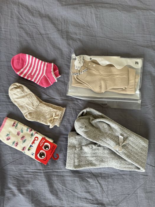 Zestaw rajstop i skarpetek dla dziewczynki 1–3 lata