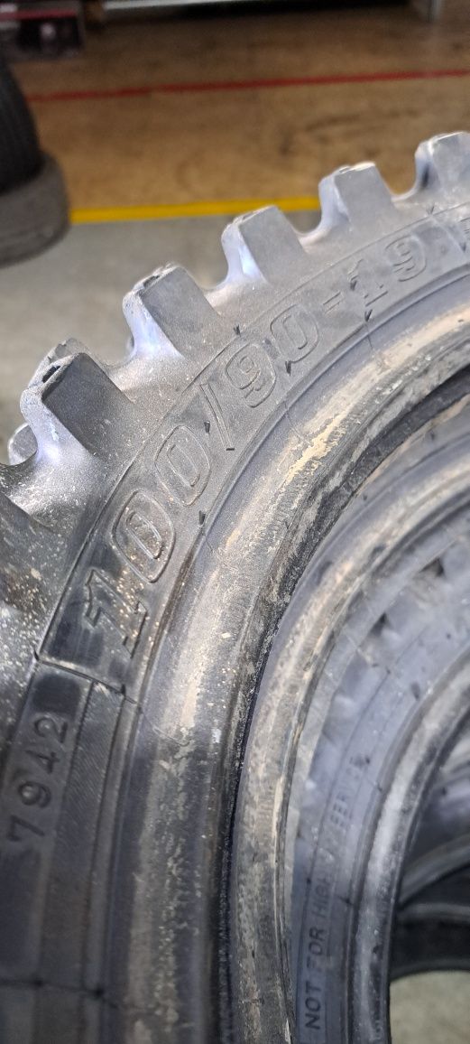 Pneus cross 110/90/19 e 100/90/19 dunlop como novos testes de marca