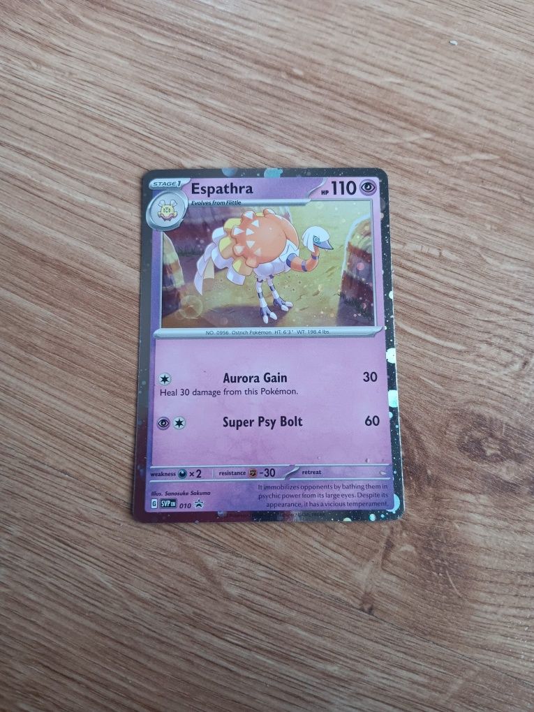 Pokemon karta promo i żeton