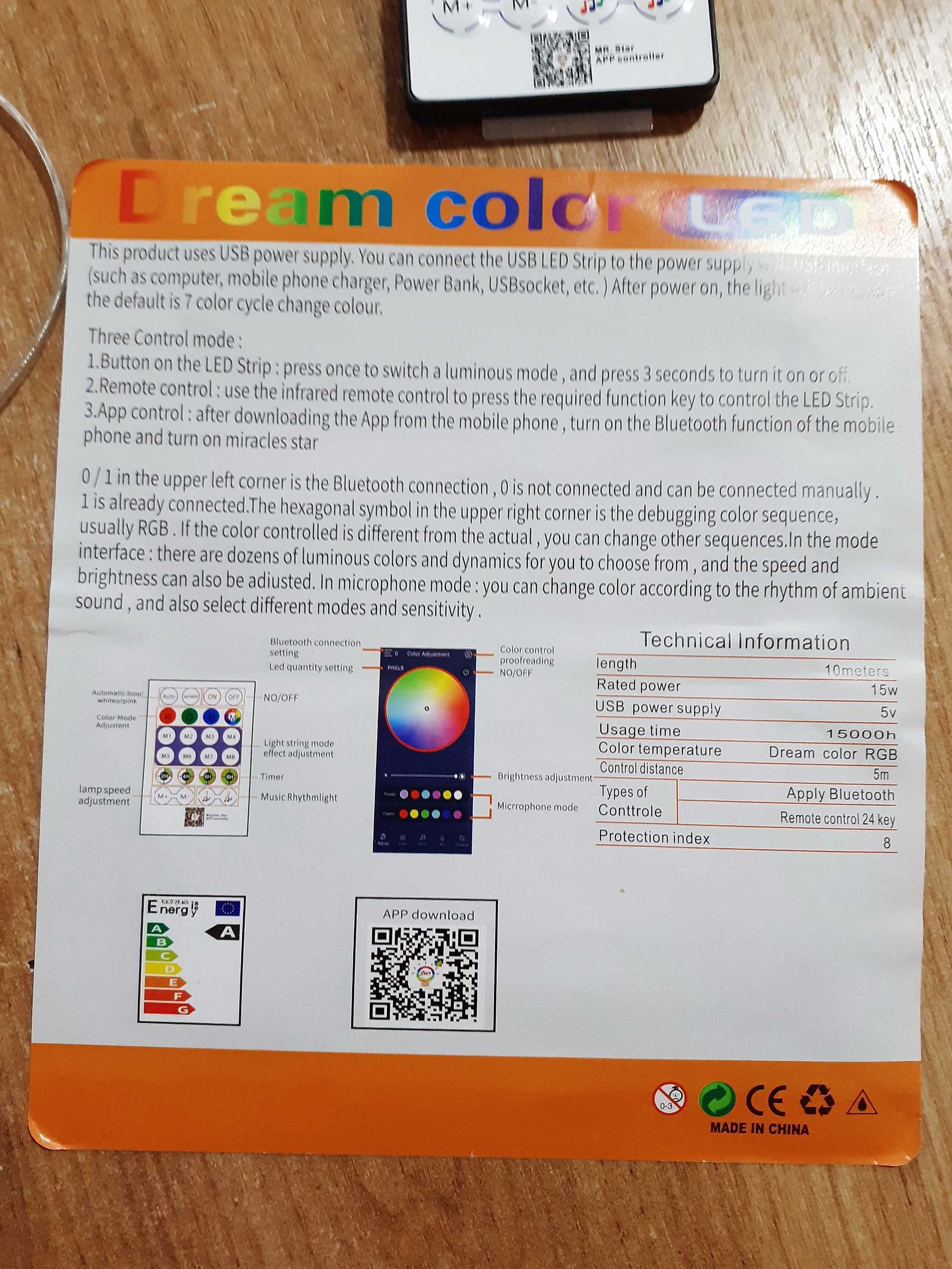 led гирлянда для улицы и квартиры - блютуз пульт и музыкальный эффект