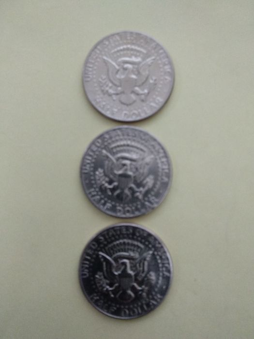 Moedas de meio Dólar 1971 dos EUA