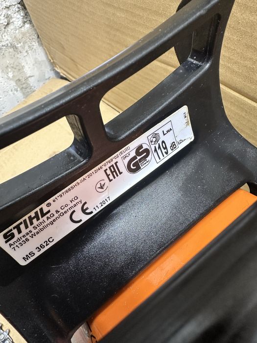 Бензопила Stihl ms 362c штиль штіль щіль