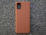 (NOVO, PORTES GRÁTIS) Capa Samsung Galaxy A51 Silicone: Laranja Pastel