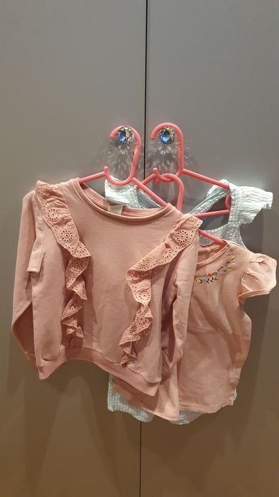 Zestaw ubranek dla dziewczynki rozmiar 128