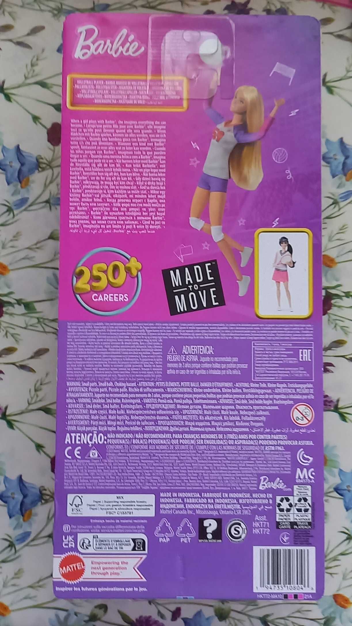 Lalka Barbie piłkarka siatkarka (nr2) typ mtm