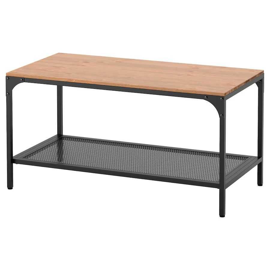 FJÄLLBO Stolik kawowy, czarny, 90x46 FJALBO IKEA nowy !