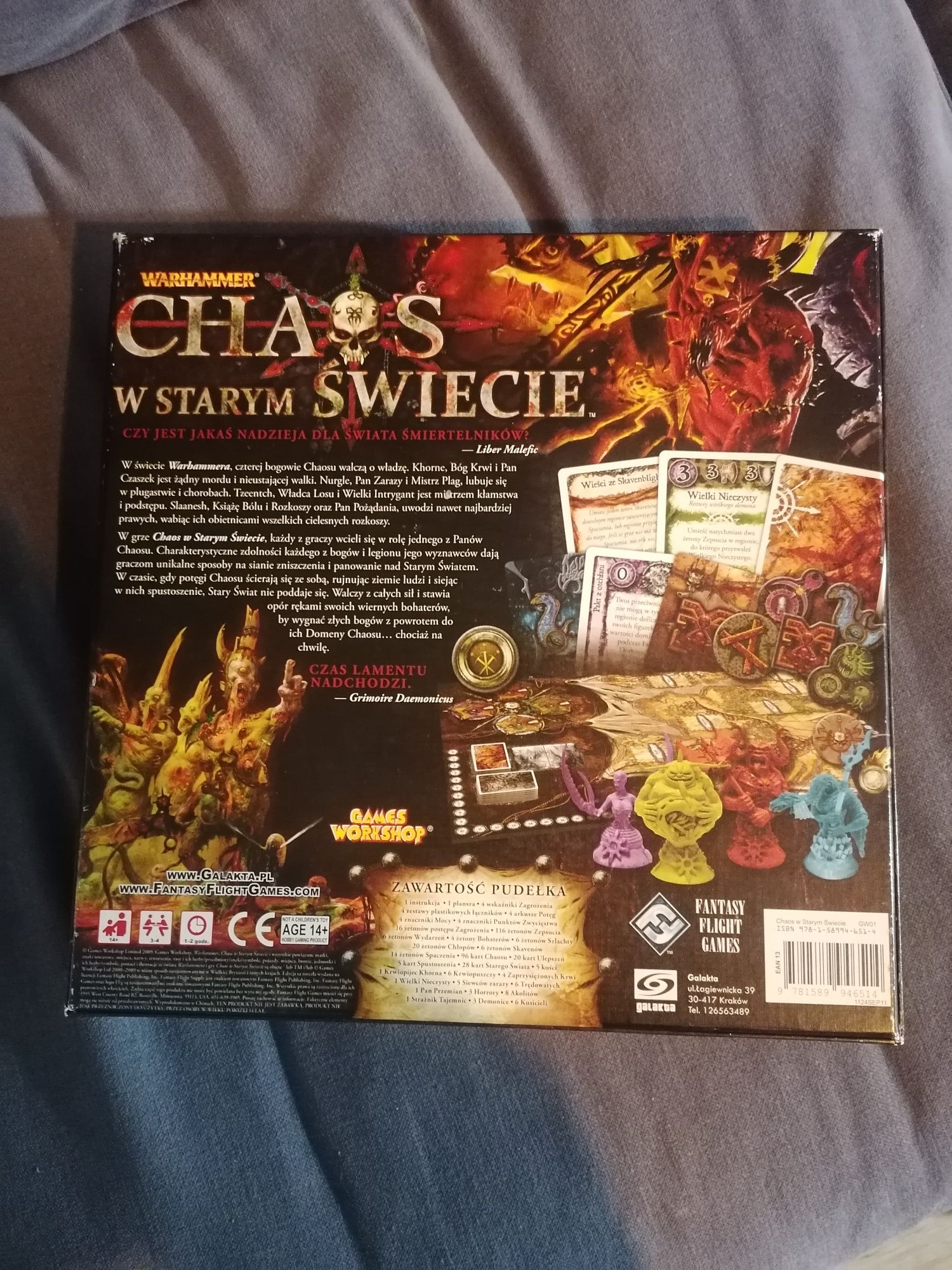 Chaos w starym świecie świecie warhammer gra planszowa