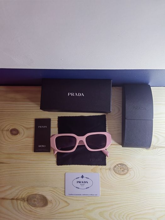 Okulary Prada – różowe, oryginalne, nowe