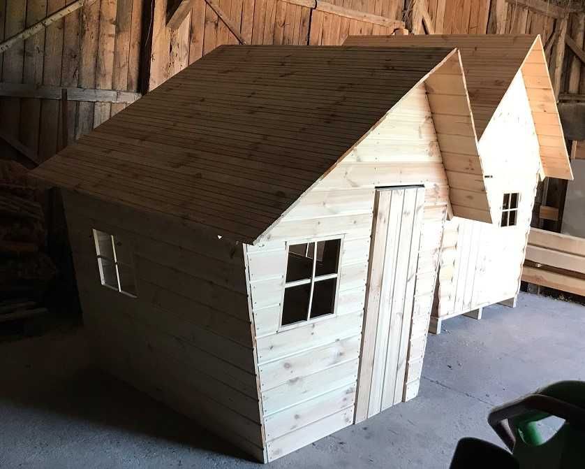 Duży domek ogrodowy dla dzieci stodoła