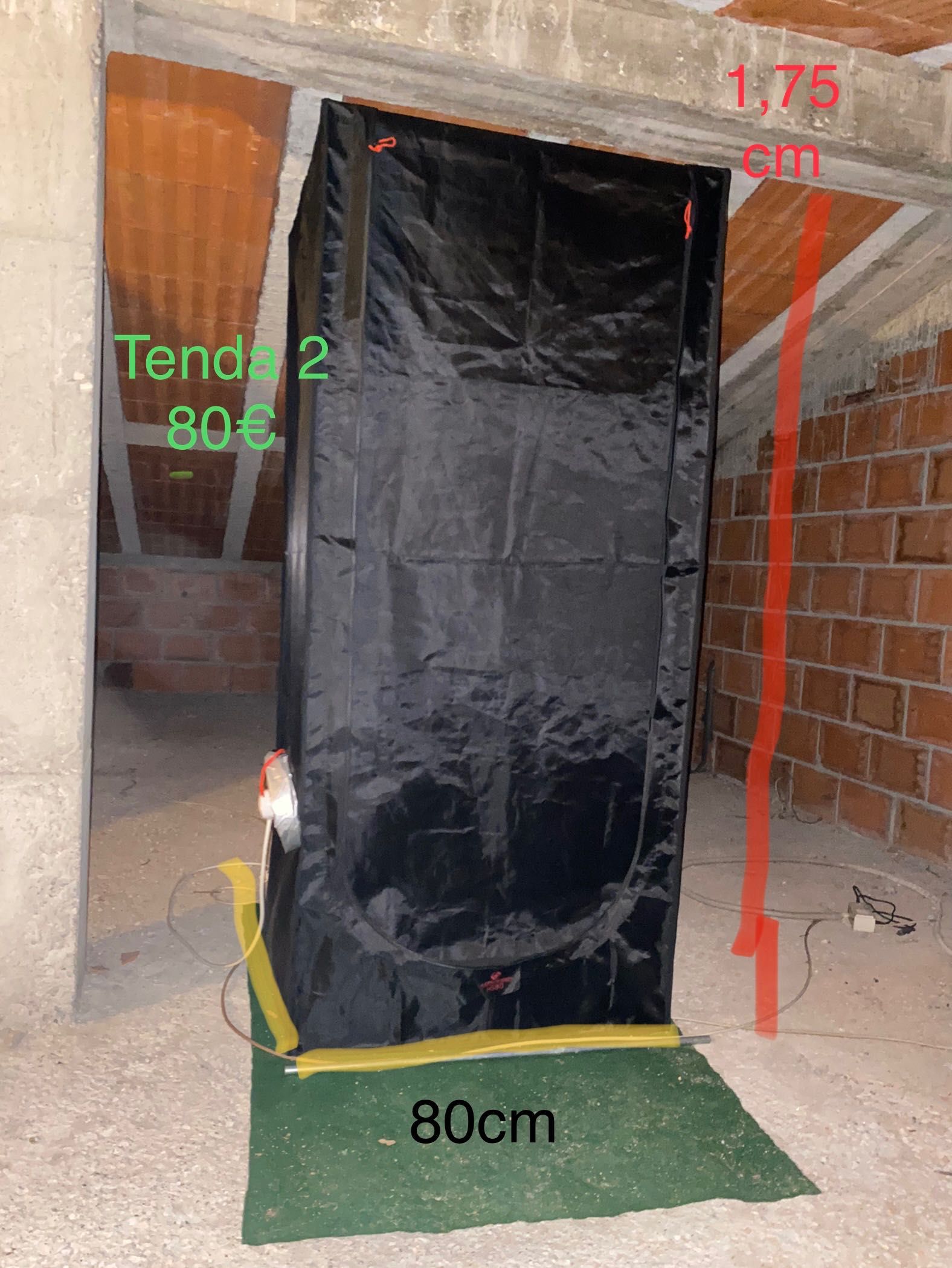 Tendas/equipamentos para estufa interior