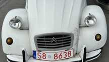 Części do Citroen 2CV koła, błotniki przód tył, grill