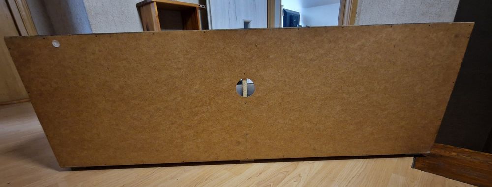 Szafka RTV / pod telewizor 135x45x45 – drewno + grafit
