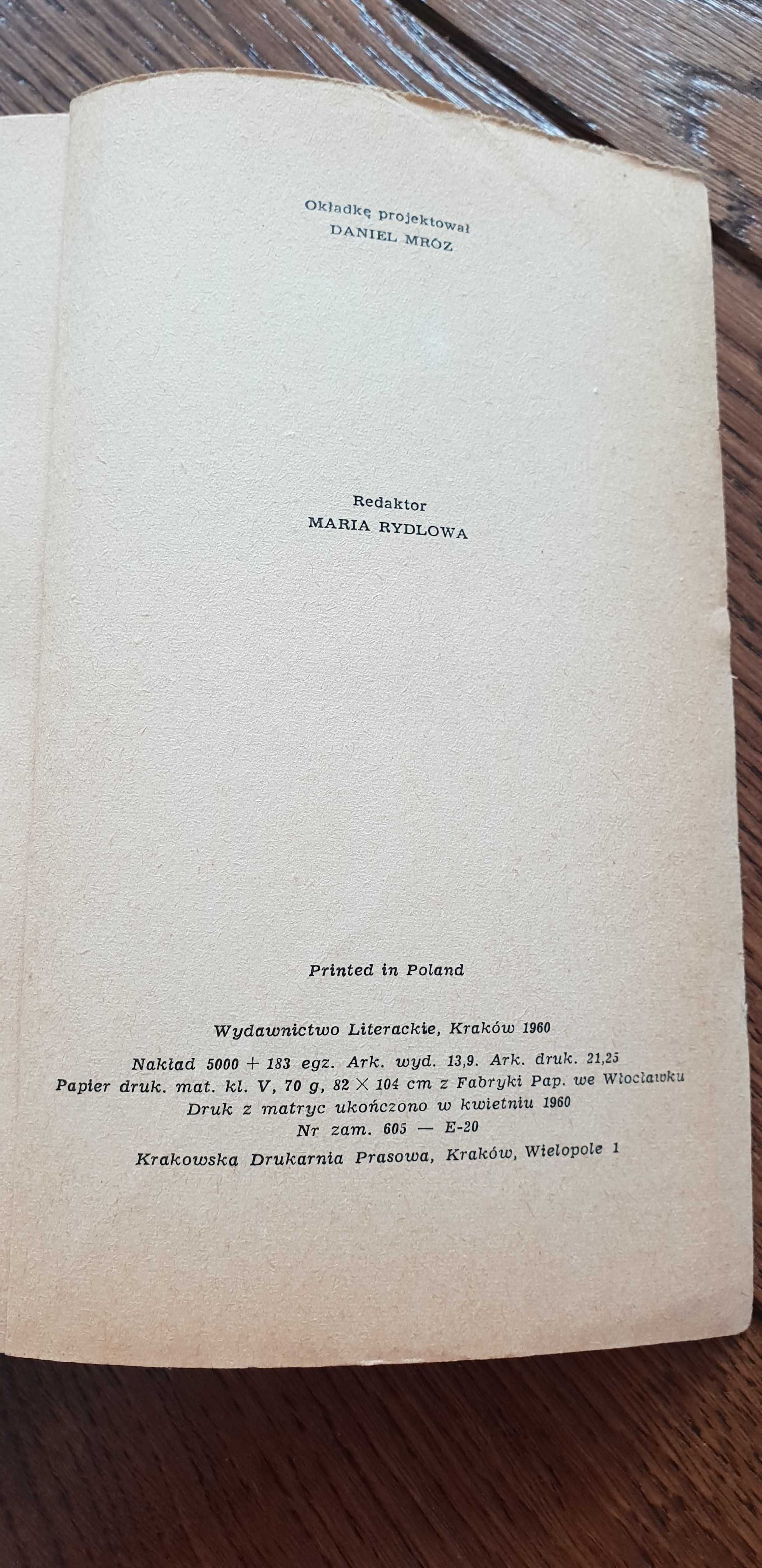 Książka rok 1960 "STARA ZIEMIA" Jerzy Żuławski