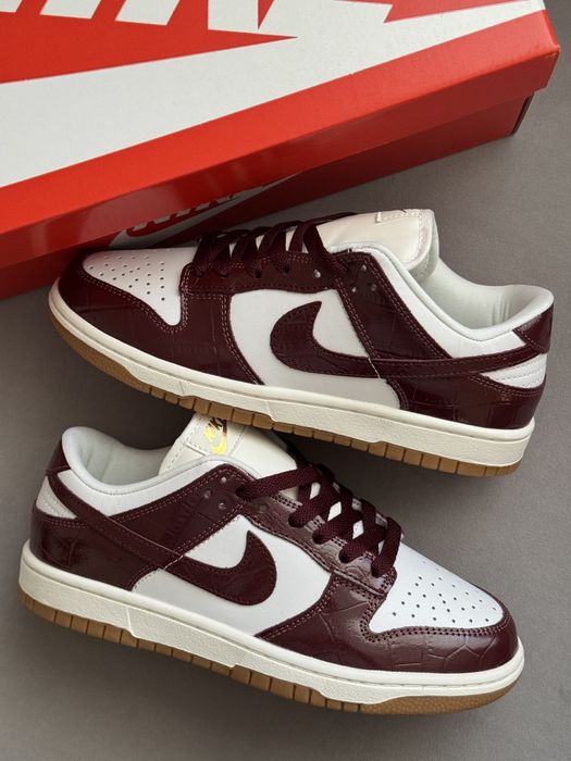 36-45 Nike SB Dunk Burgundy Croc