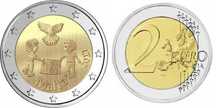 Moeda 2€ - Malta Peace 2017