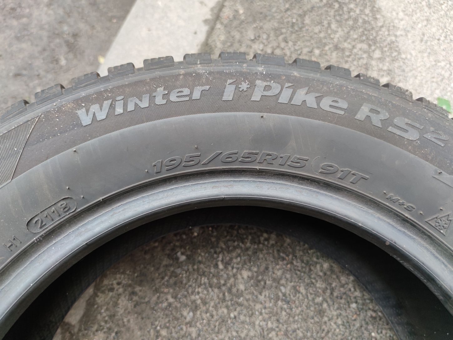 4шт hankook i pike rs2 195/65 r15