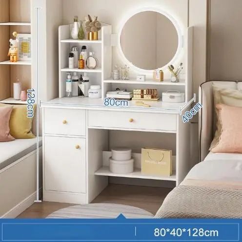 Стіл для макіяжу з LED дзеркалом STL-MD 73