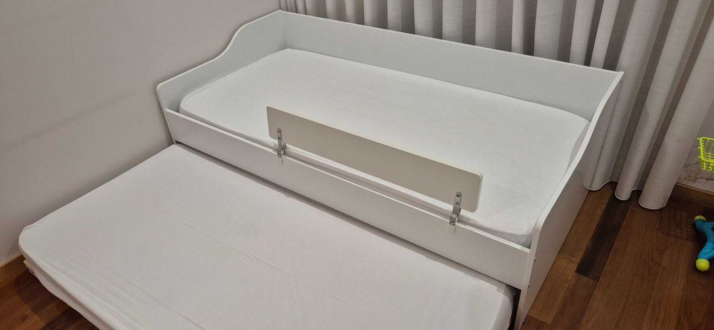 Cama dupla 90x190 com 2 colchões