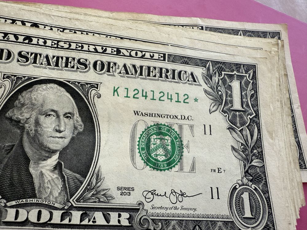 Колекційні купюри 1$* (серія заміщення)