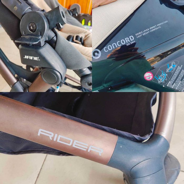 Carrinho bebé Jane Rider ovo e cadeirinha  Concord com base isofix